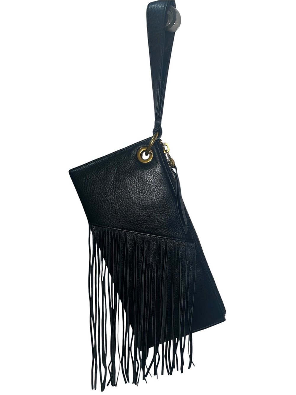 HOBO Fringe Leather Wristlet